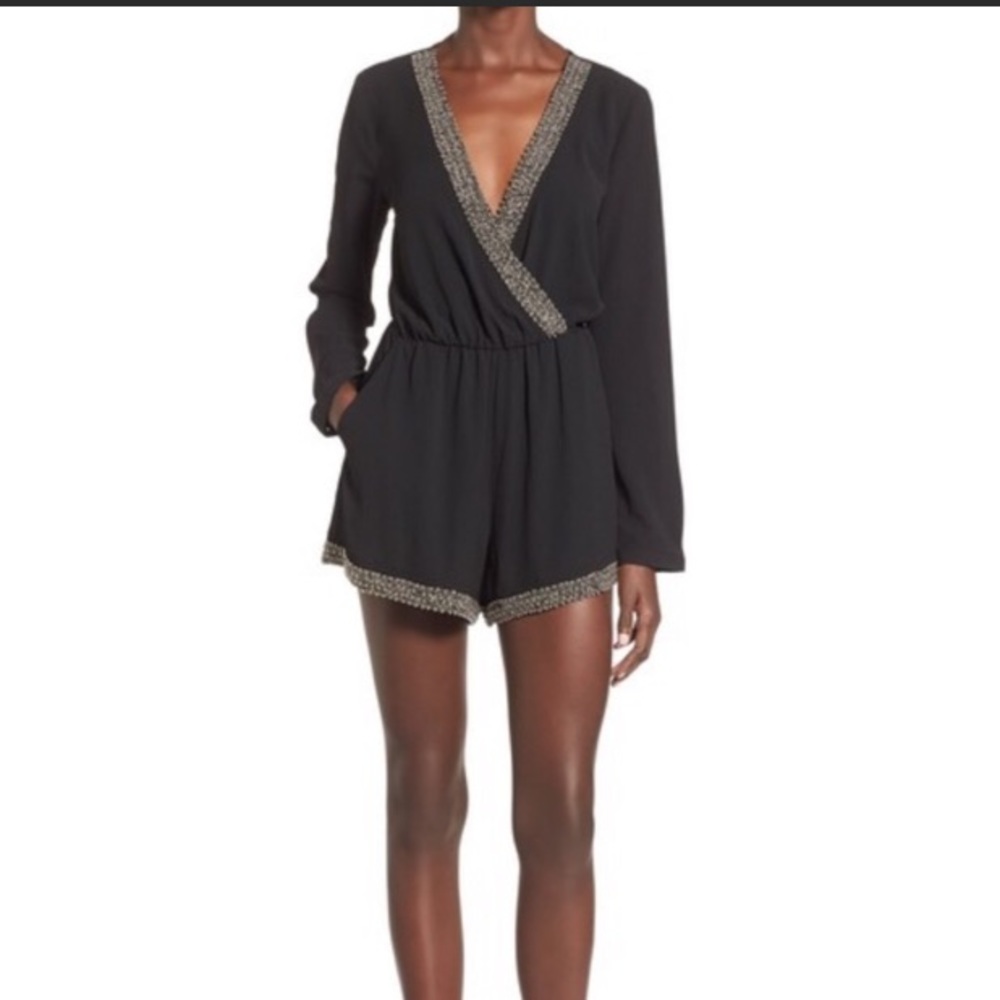 ASTR dressy shorts romper